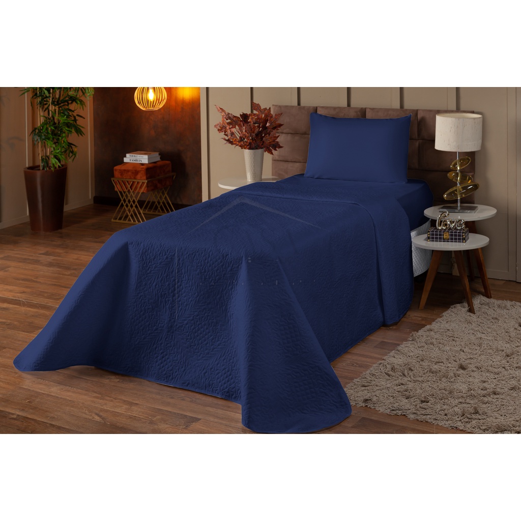 Jogo De Cobre leito Solteiro 3 pçs em Oferta na Shopee