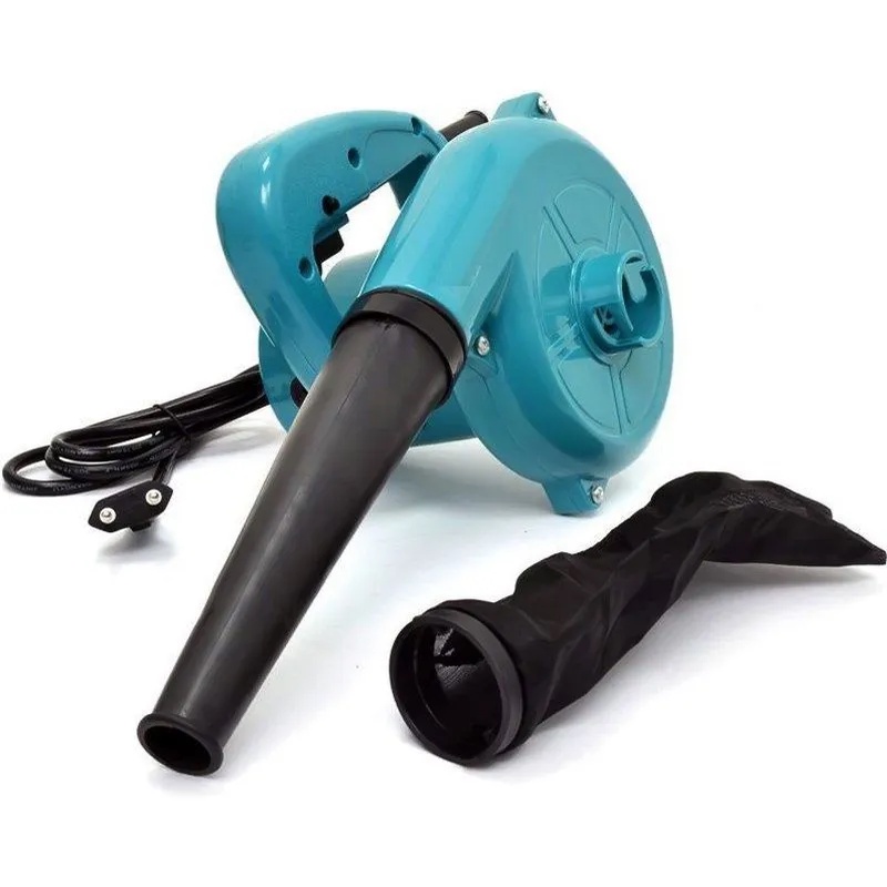 Soprador e Aspirador de Folhas Jardim com Saco Função Trituradora Elétrico 600W