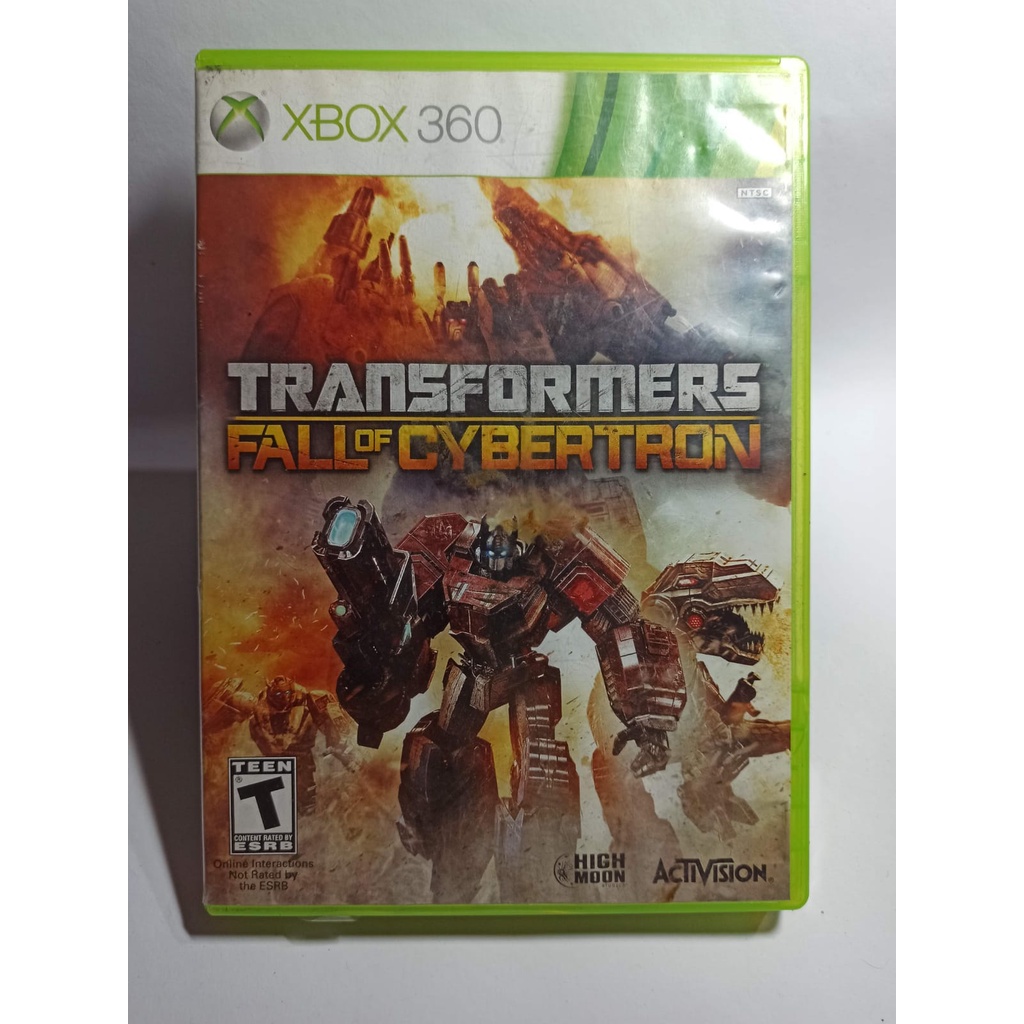 Transformers Fall of Cybertron Xbox 360 Original Shopee Brasil