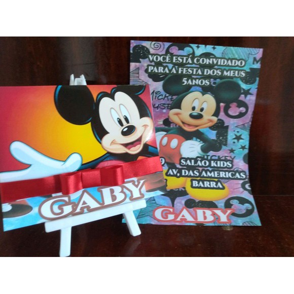 10 CONVITE #MICKEY para sua festa!