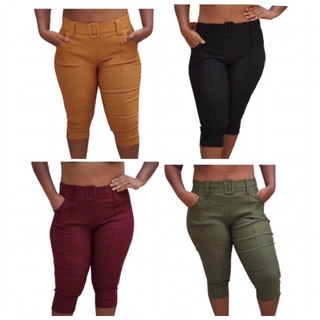 calça Capri Feminino bengaline Plus size 42 ao 52