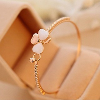 Pulseira Feminina Dourada FOLHEADA A OURO 18K -Presente Namorada, Mãe, Amiga Secreta