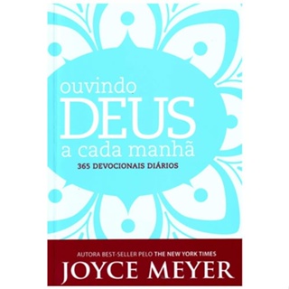 livro Ouvindo Deus a Cada Manhã | Joyce Meyer em Oferta na Shopee