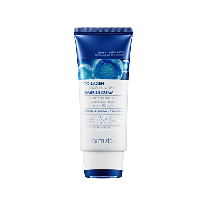 farmstay Colágeno Água primer Totalmente Úmido bb cream 50ml > 250429 - Beauty