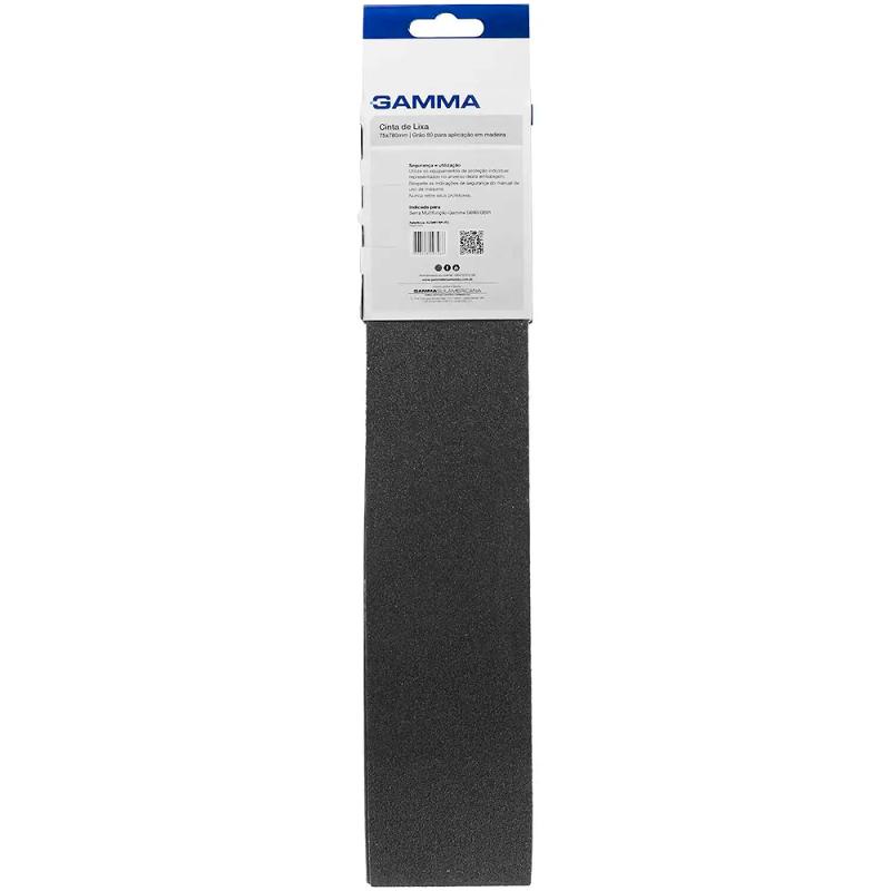 Cinta de Lixa 75 x 780mm Grana 80 Para Lixadeira Multifuncional G690/G691 GAMMA · foto 2