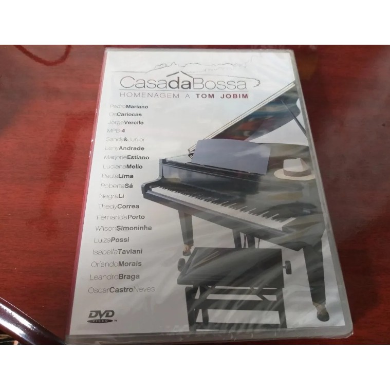 Casa Da Bossa Dvd Homenagem A Tom Jobim Lacrado Part. Sandy & Jr, MPB4, Negra Li e Outros