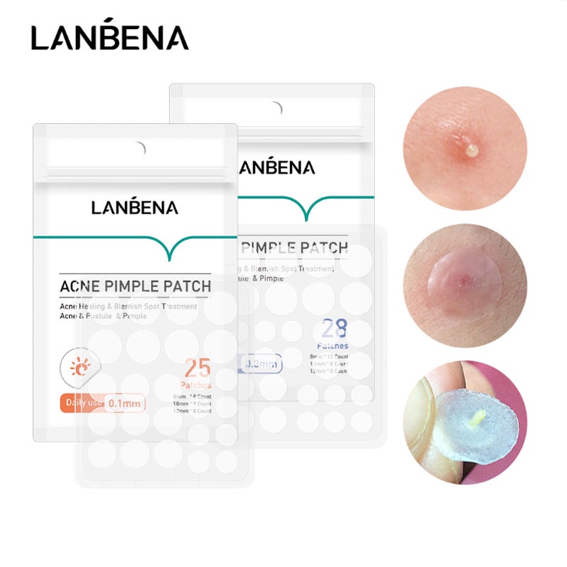 LANBENA Patch De Uso Diário Acne 0.1mm Noturno Remendo 0.3mm Pimple Máscara Facial/acne pimple patch