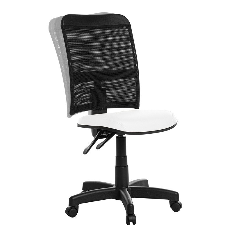 Cadeira para Escritório Ergonômica Em Tela RCE Branco