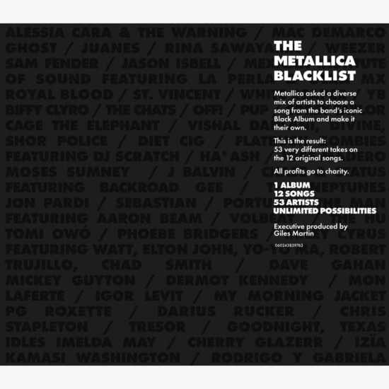 CD BOX METALLICA - THE METALLICA BLACKLIST (4 CDS/NOVO/LACRADO)