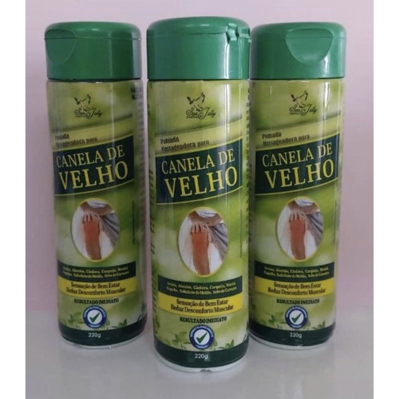 Gel Massageador Canela De Velho 220g San Jully Shopee Brasil