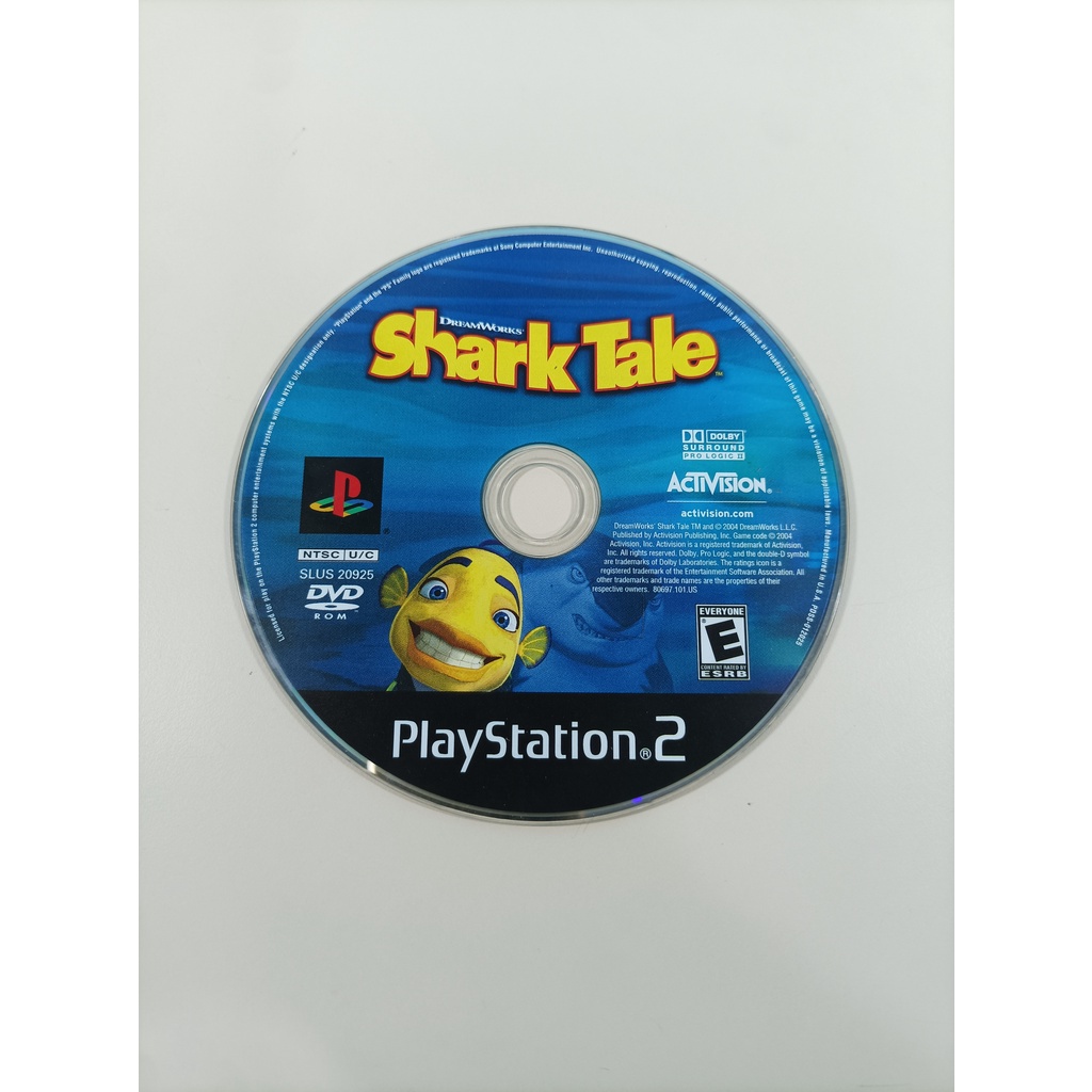 jogo shark tale ps2 original usado
