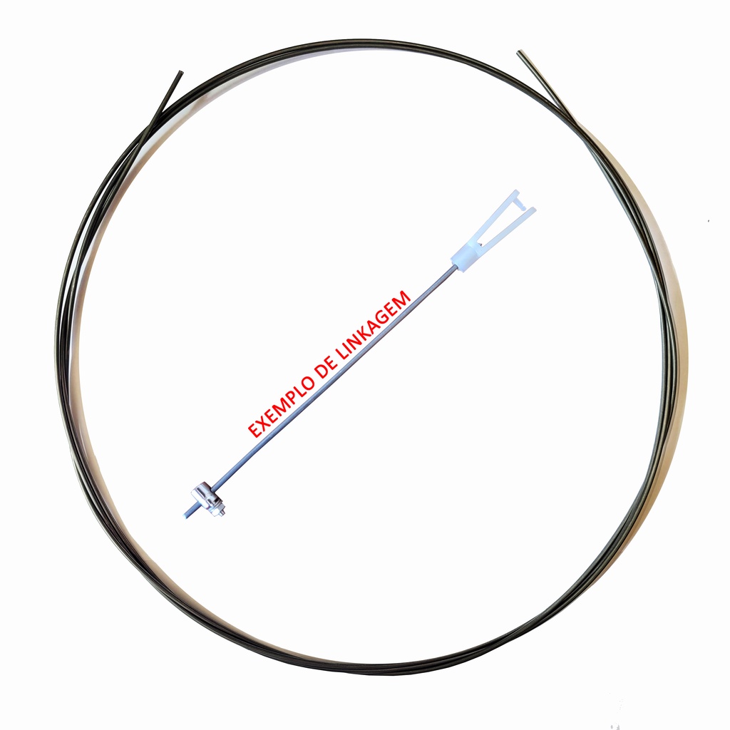 Arame de Aço 1.8mm P/ Linkagem de Aeromodelo Vareta de Linkagem Metro P/ Brinquedo de Controle Remoto