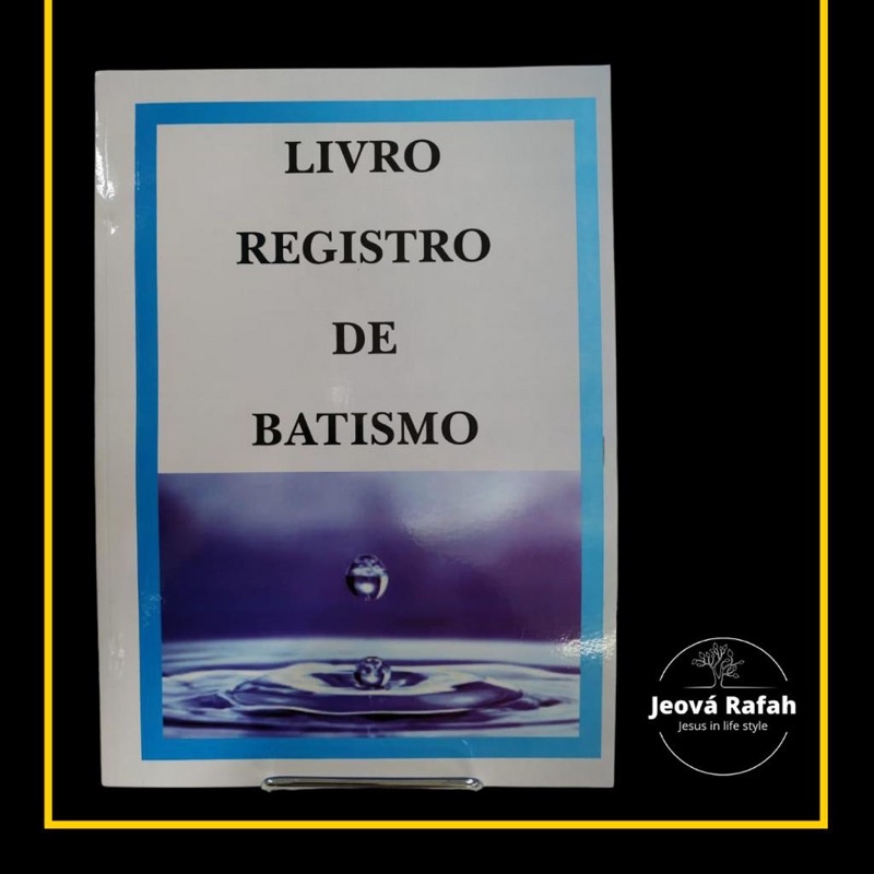 Livro Registro De Batismo em Oferta na Shopee