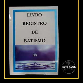 Livro Registro De Batismo em Oferta na Shopee