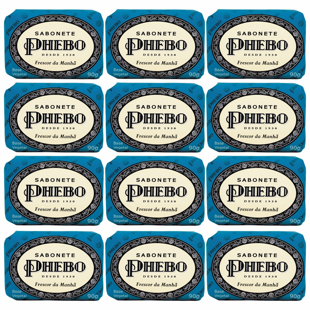 Kit de Phebo Frescor da Manhã Sabonete em Barra 90G