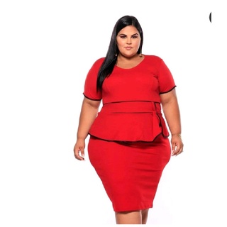 Vestido Plus Size Moda Evangélica Tamanhos Grandes Ate G3