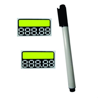 Kit 100 placas de preço digito reutilizável/lisa/pvc/5,5x3,4/editável/para lojas/roupas/sapato em Oferta na Shopee