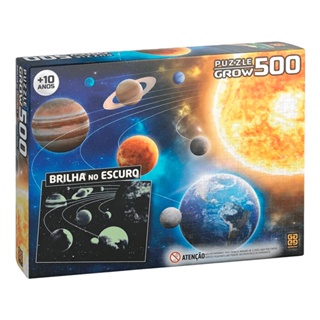 Puzzle 500 peças Sistema Solar em Oferta na Shopee