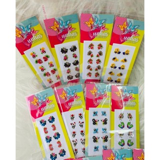 100 Cartelas de Adesivos de Unhas 3D com PEDRAS (COLORIDO) Atacado Artesanais Unhas Bonita Adesivos em Oferta na Shopee