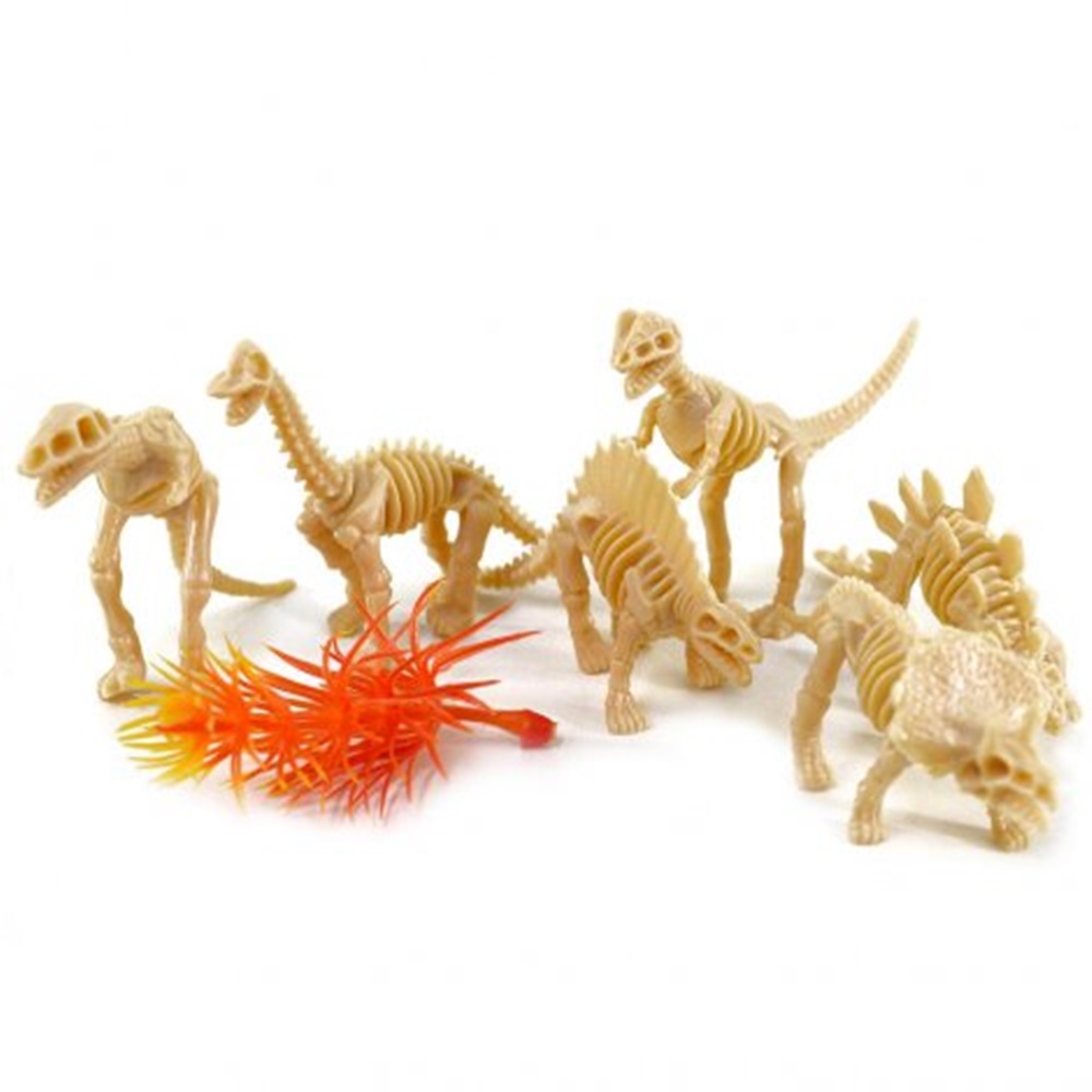 KIT C/2UN FOSSiL DE DINOSSAURO COM 7 PEÇAS em Oferta na Shopee