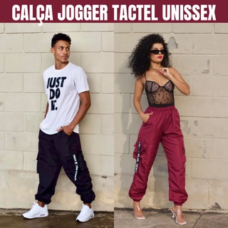 Calça Feminina Jogger Calça Masculina Jogger Calça Tactel Unissex Calça Cargo Calça Estilo Hip Hop