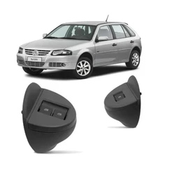 kit Botão + Moldura De Vidro Elétrico Gol G4 2008 - VW0113 / VW0114 VW600G VW600C