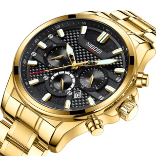 NIBOSI Marca De Luxo Relógio Masculino Relógios Esportivos Moda À Prova Dwaterproof Água Pulso Quartzo em Oferta na Shopee