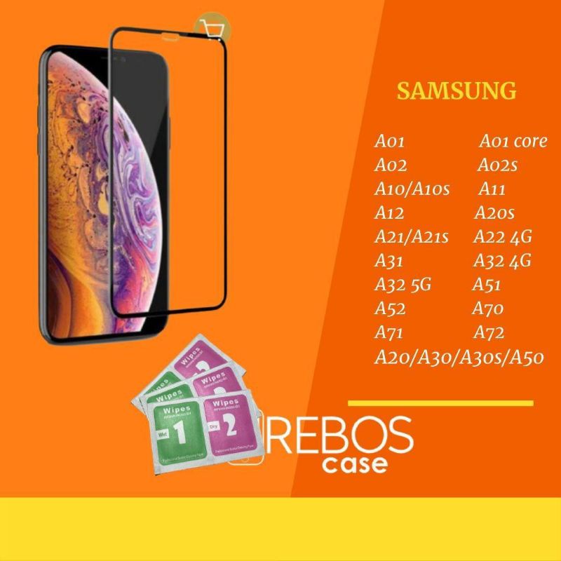 Pelicula De Vidro 3d Samsung Galaxy A01,A01 Core, A02, A02s, A10, A10s, A12, A21, A21s, A22 4G, A32 4G, A32 5G, A51, A20, A20s, A50s, A30s, A31, A30, A21, A21s, A70, A71, A01 Core - Cobre a Tela Inteira