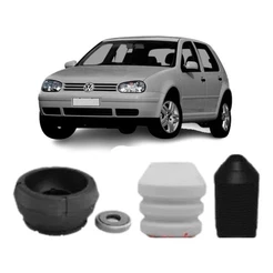 Kit Batente Coxim Dianteiro Golf Bora A3 Voyage Saveiro Gol New Beetle