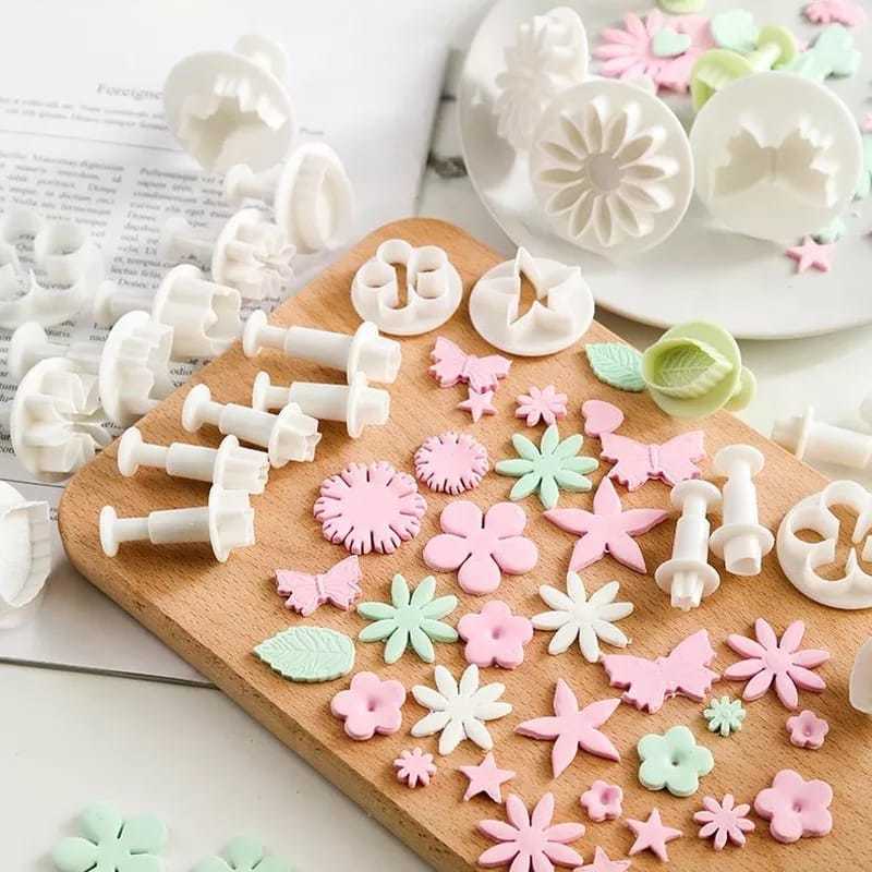 Molde Para Bolo / Biscoito / Flor / Acessórios De Confeitaria