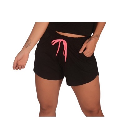 Short Fitness Suplex Academia e Lazer Feminino Casual e Esporte