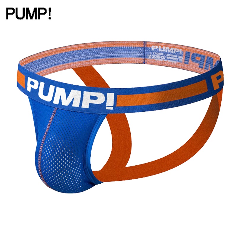 PUMP Sexy Homens Tanga Cuecas Ropa Interior Hombre Dos T-Shirt E G Corda Cueca Jockstrap Suspensor Genital Proteção Esportes