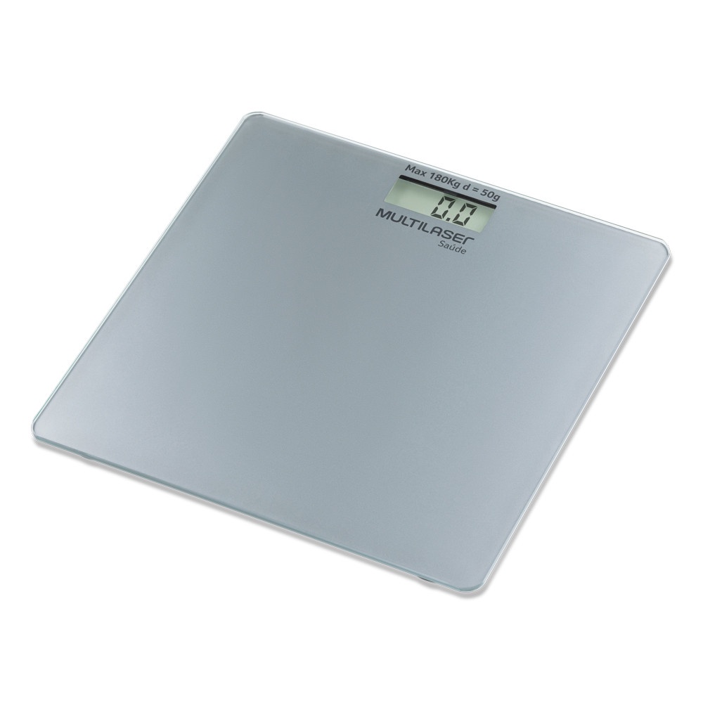 Balança Digital Recarregável USB Multilaser Saúde - HC411