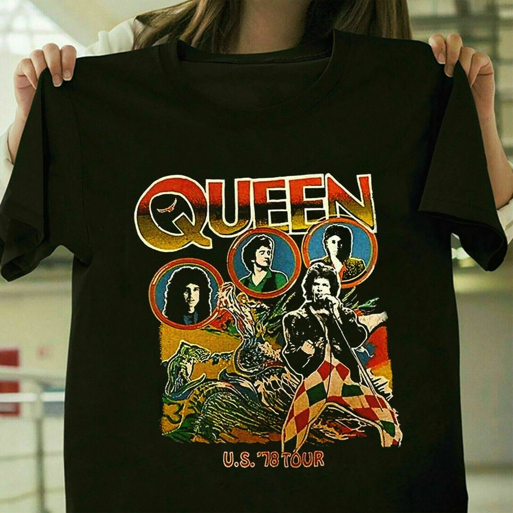 ショップ クイーン QUEEN US Tour 1978 Tシャツ abamedyc.com