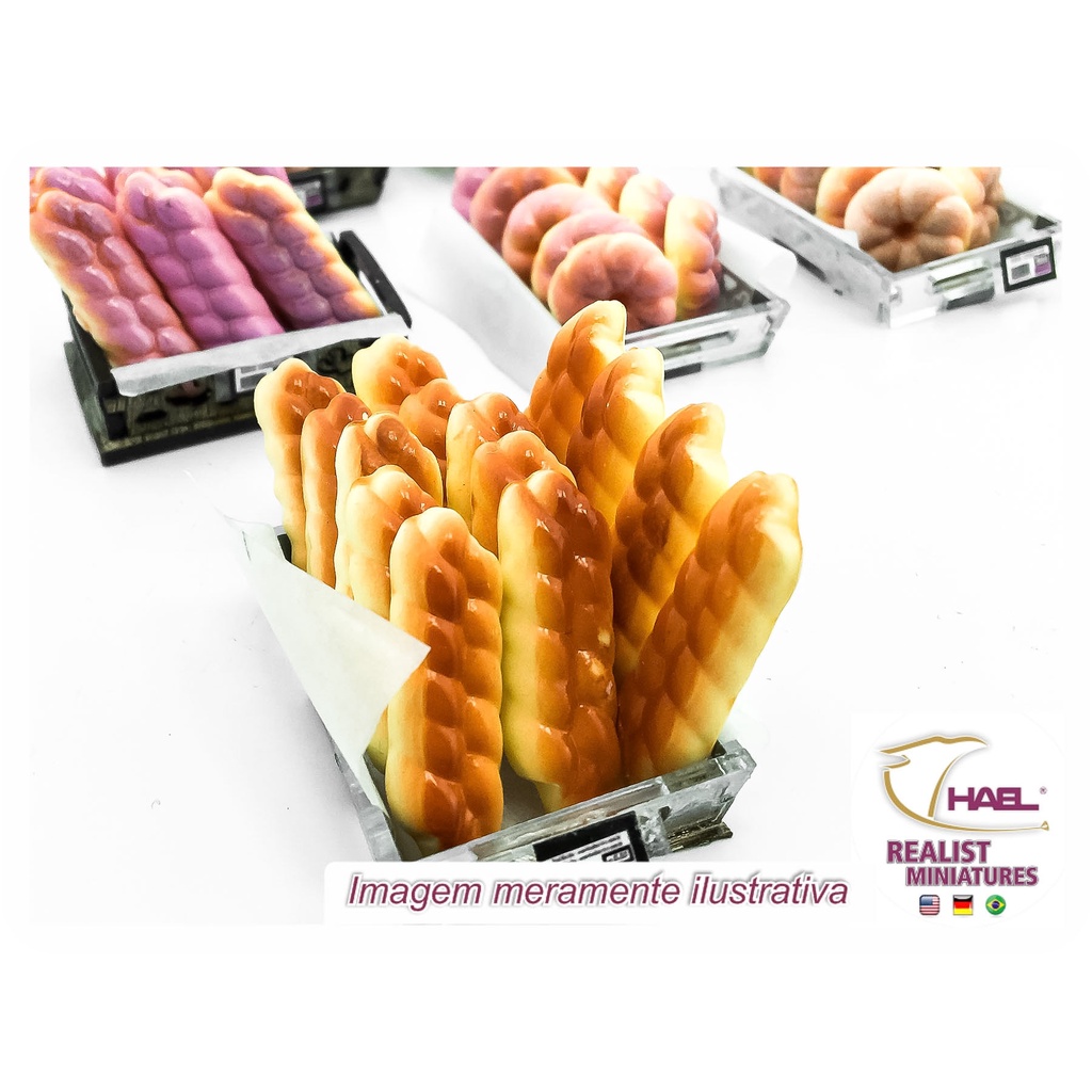Miniatura de comida salgada - Kit com 06 unidades  comida miniatura CUTEBEE DIY Casa de boneca artes