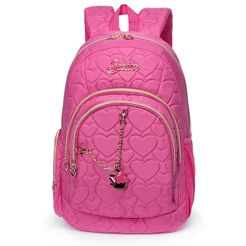 Mochila Spector Matelassê Escolar Passeio Rosa Resistente
