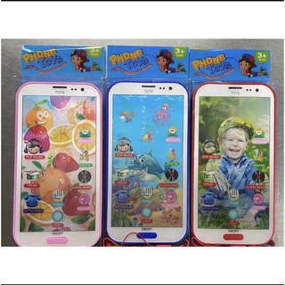 Brinquedo celular infantil musical com imagem 3D Smartphone para crianças com luz e som! em Oferta na Shopee