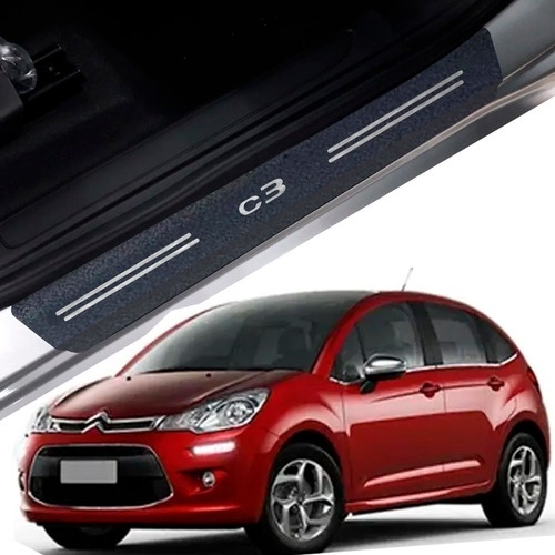 Soleira 8 Peças Citroen C3 2013 14 15 17 16 18 19 2020 2021