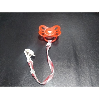 Chupeta com imã Vermelho + Prendedor - para Bebê Reborn, Linda na promoção em Oferta na Shopee