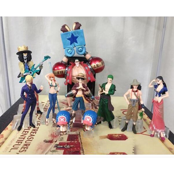 Anime One Piece New World Luffy Nami 1 57 5 12in Figures Set 10pcs New In Box Japanese Anime Collectibles Utamsynercon Com