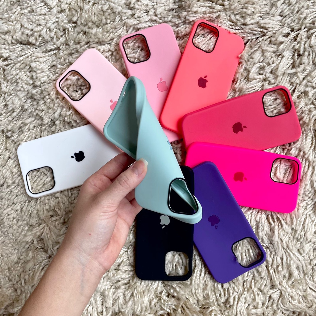 Capinha de Silicone para iPhone 12 - Case Várias Cores