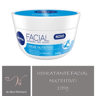 Nivea Creme Facial Nutritivo 100g