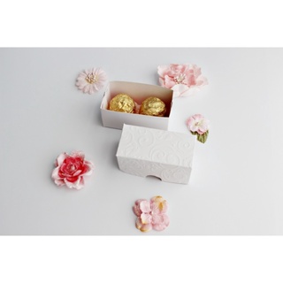 50 caixas para dois doces 8x4x4 cm em Oferta na Shopee