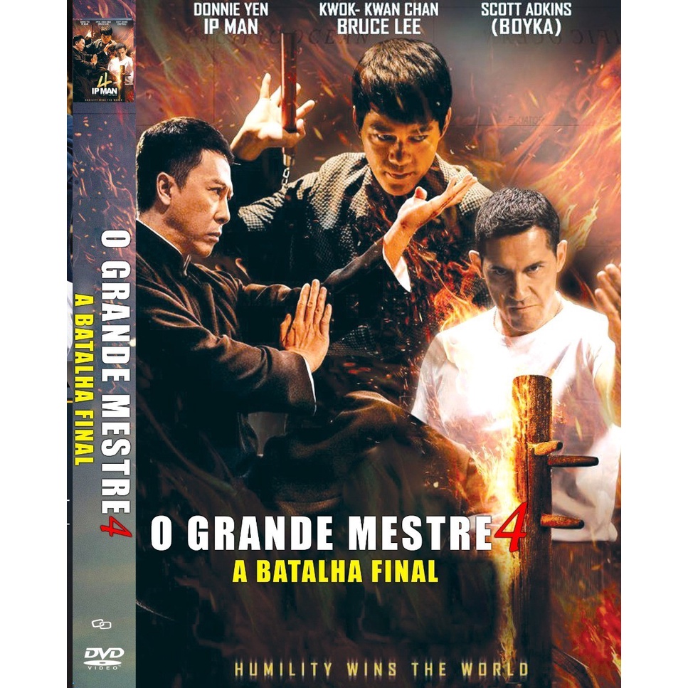 Dvd Filme Clássico Ip Man O Grande Mestre 1,2,3 E 4 Completo