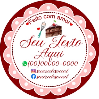 300 Etiquetas Adesivas Rótulos Personalizados 4x4 CM