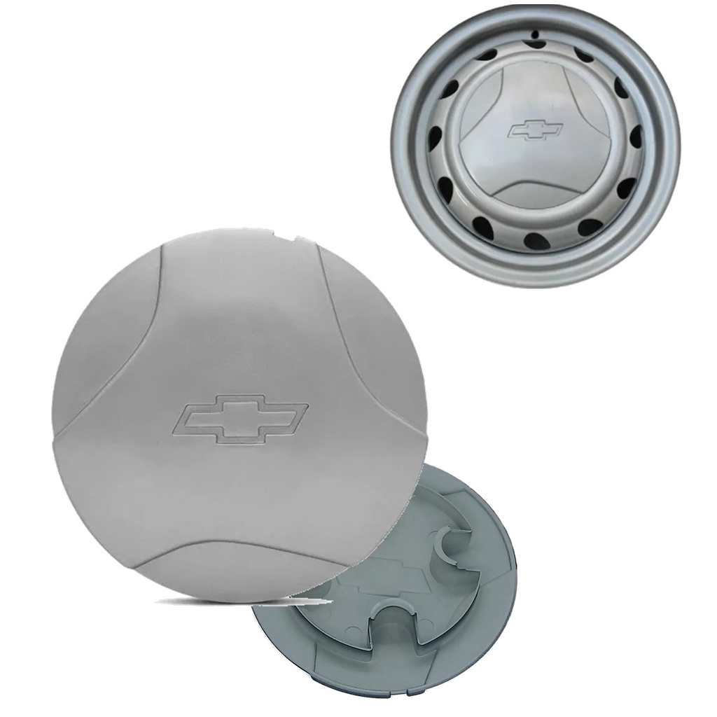 Calota Central Gm Aro 13 Corsa Celta Roda Roda De Ferro 1unidade