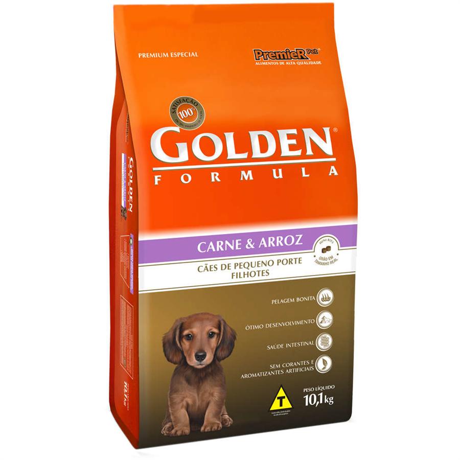 Ração Golden Fórmula Cães Filhotes Carne Mini Bits 1Kg - Pets
