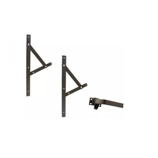 Kit Janela Maxim Ar - Braço 20cm - C/ Fecho - Em Bronze em Oferta na Shopee