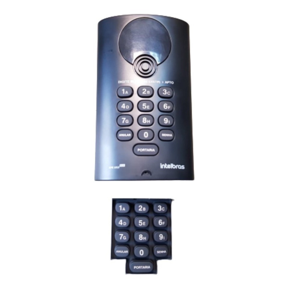Teclado Silicone Interfone Xpe Intelbras - Produto Original