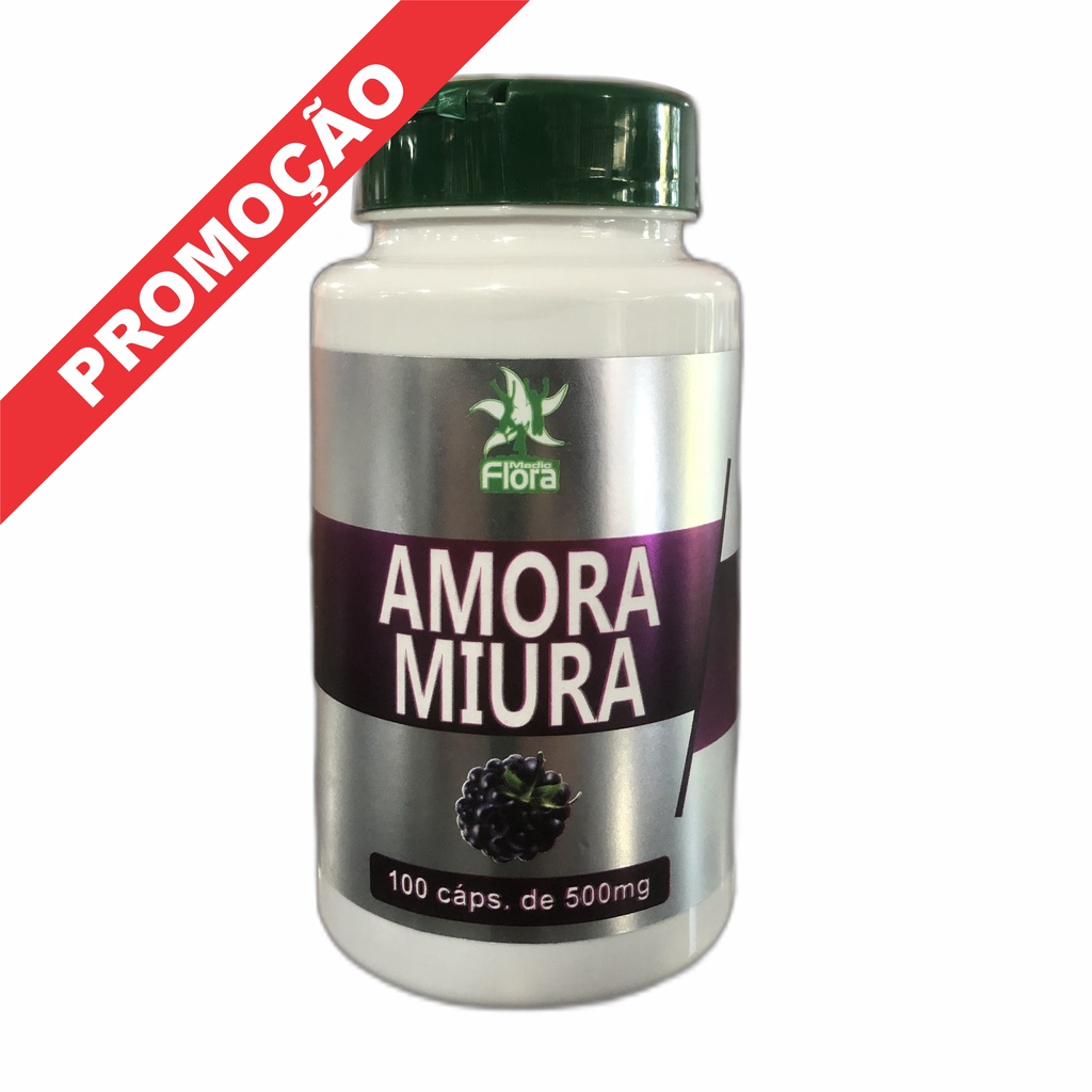 Amora miura 100 caps 500MG - Medic flora em Oferta na Shopee